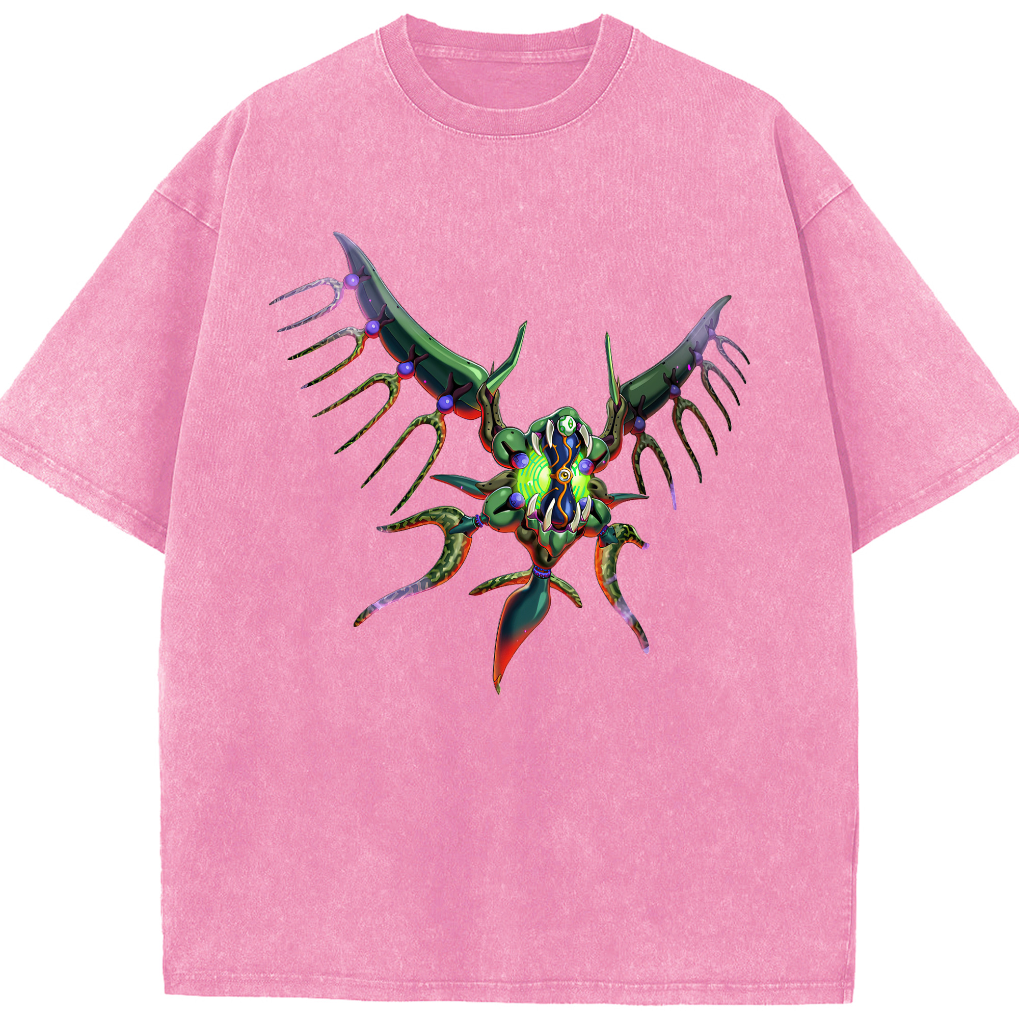 （画像用） 遊☆戯☆王 Yu-Gi-Oh! 綿100% ヴィンテージ風 半袖Tシャツ（フロントプリント）
